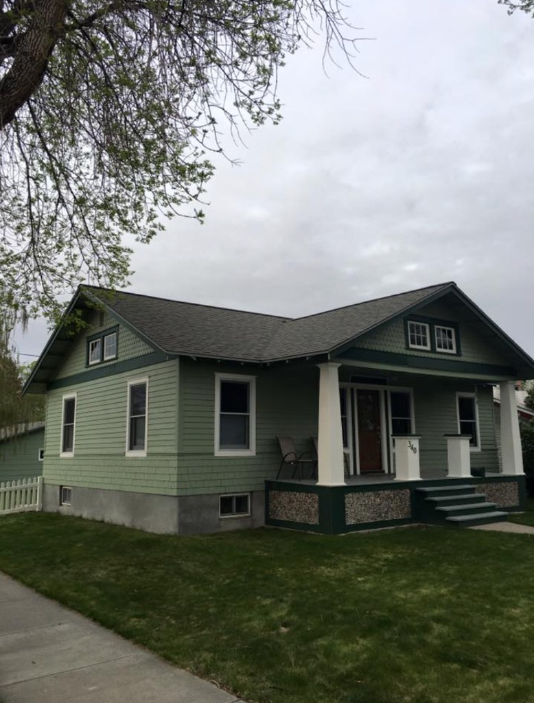 Finished roof repair project by Sterling Roofing & Gutters