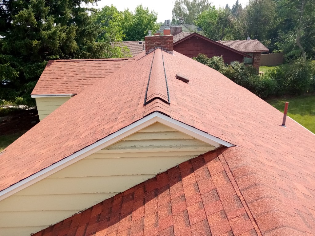 Finished architectural roofing project by Sterling Roofing & Gutters